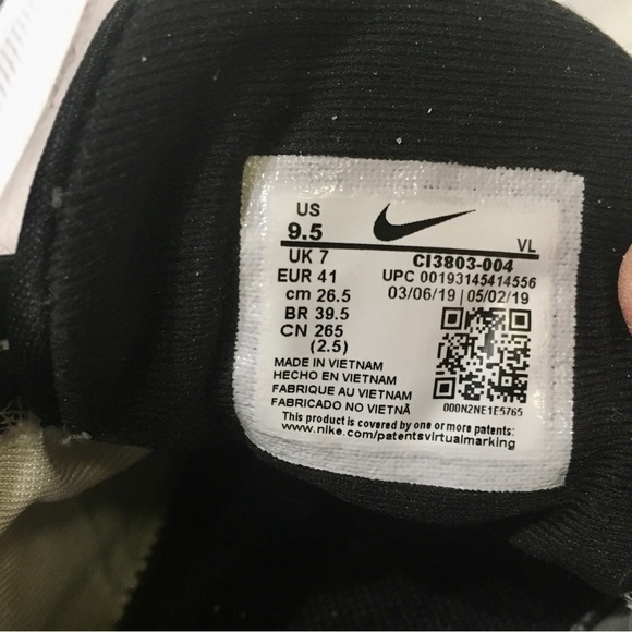 💝 NIKE 💝 QUEST black running shoes SIZE Women’s 9.5 - Picture 7 of 9